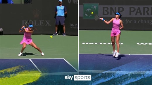 'The backhand has been quite something!' | Emma Raducanu dominates