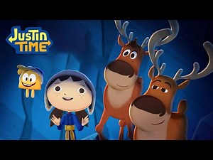 Adventures with Animals! 🐘🦁🦈 Justin Time FULL EPISODES