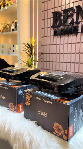 Make every bite delicious RAF Sandwich Maker available in the store perfect for quick, easy and tasty meals at home. Usage: ✔️ Toast sandwiches evenly in minutes ✔️ Ideal for breakfast, snacks, and light meals ✔️ Great for bread, paninis, toast, and grilled sandwiches ✔️ Easy to use, clean, and store Upgrade your kitchen and enjoy café-style sandwiches anytime Visit us 📍 Shop B208, Shariff Plaza, Abuja (by Banex) ⏳ Delivery Time Frame • Within Abuja: Fast 24-hour delivery • Outside Abuja: 2–3 b