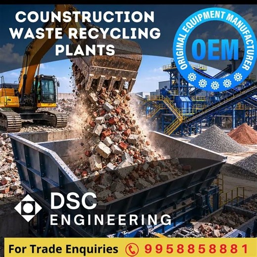 Construction Waste Processing Plant | Complete Recycling Plant Demo