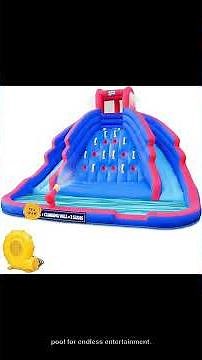 Ultimate Water Slide Park Adventure Climb Slide Splash Easy Setup Fun for All Ages