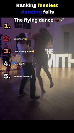 Top 5 Dancing Fails That Went Wrong 😂 #shorts
