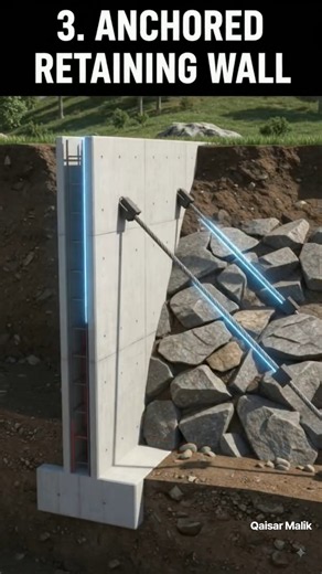 13 Types of Retaining Walls in Construction Explained! 🏗️ #qaisarmalik