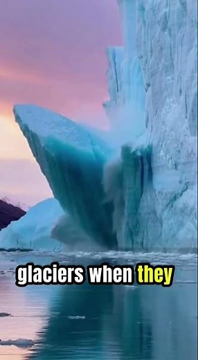 When a Glacier Breaks Apart ❄️