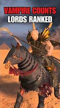 All Vampire Counts Legendary Lords Ranked 🍷 in Total War Warhammer 3