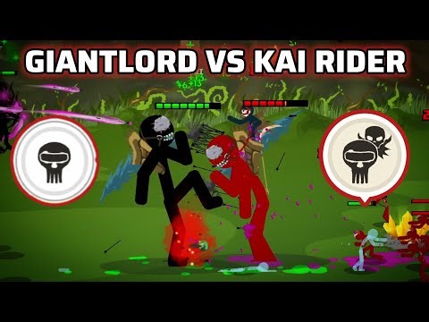 GiantLord Sightless Deck VS Kai Rider Deck! Stick War: Saga DM Stick God Ranked