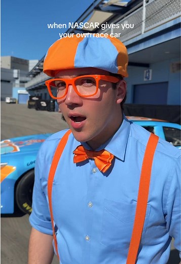 NASCAR Race Car Experience with Blippi