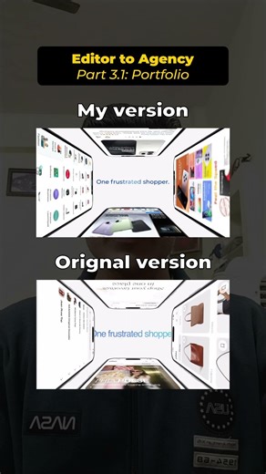 Editor to agency : Part 3.1 - Portfolio