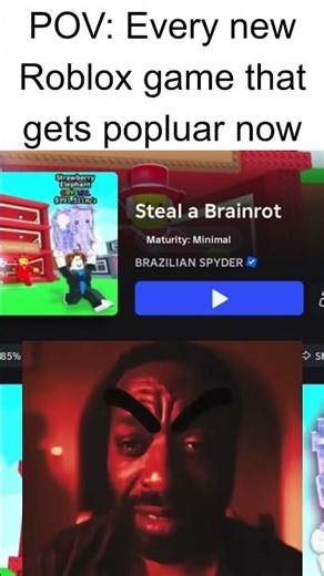 POV Every new Roblox game that gets popluar now. #roblox #robloxmemes #fyp #memes #shorts #tags #gd