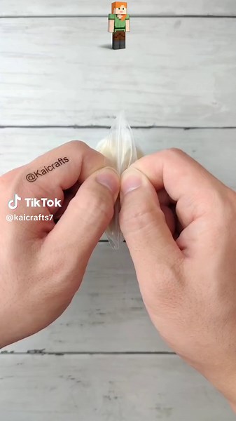 Minecraft Alex and Fox Satisfying Wool Art #minecraft #asmr #art #crafts #needlefelting #satisfying