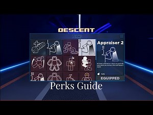 Roblox | DESCENT - Perks Guide