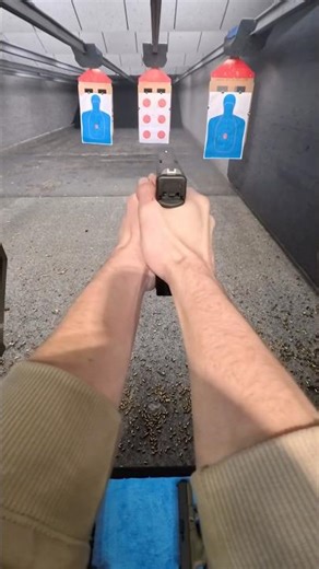 POV shooting range/ #Glock 21 #followupshots