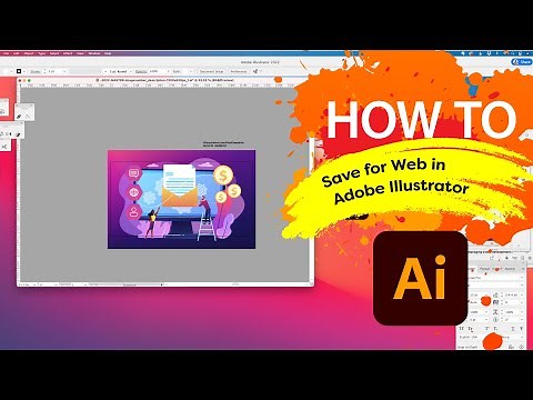 How to Save for Web in Adobe® Illustrator®