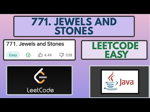 Leetcode | 771. Jewels and Stones | Easy | Java Solution