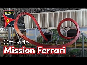 Misson Ferrari - Ferrari World Abu Dhabi, Off-Ride Footage 2023 | 4K | 60fps | No-Copyright