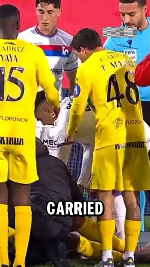 the referee gave a yellow card to this player.#soccer #soccershort