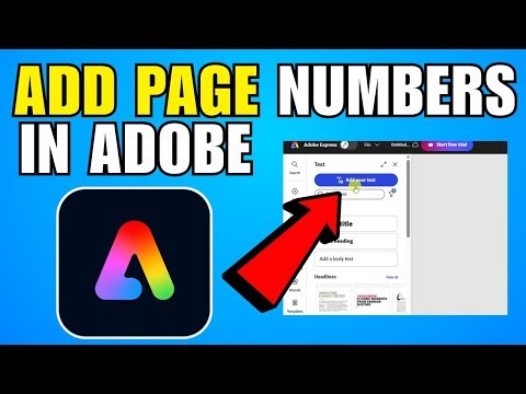 How To Add Page Numbers In Adobe Express (2026) (Complete Guide)