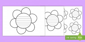 Flower Writing Cut-Outs