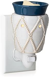 CANDLE WARMERS ETC Pluggable Fragrance Warmer- Decorative Plug-in for Warming Scented Candle Wax Melts and Tarts or Essential Oils, Nautical