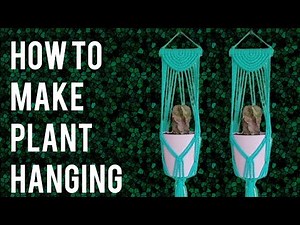 Macrame Plant Pot holder Plant Hanger For Beginners (Easy DIY Guide) 8 Step by Step Tutorial