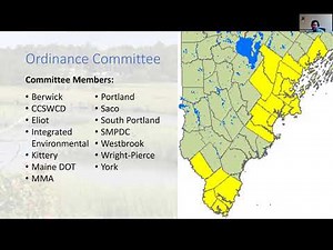 Erosion and Sedimentation Control Ordinance Workshop for MS4 Communities in Maine - June 2021