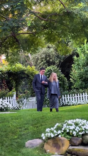 Misty water-colored memories of @barbrastreisand and #Colbert in Malibu. Tune in TONIGHT at 11:35/10:35c to join #StephenColbert visiting Barbra at home on @cbs! What Kind of Fool would miss this?