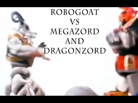 Robogoat Fight Reworked Vs Dino Megazord and Dragon Zord