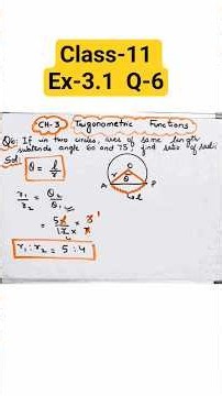 Q.6 Ex-3.1 Chapter:3 Trigonometric Functions #ncert #maths #shorts #class11