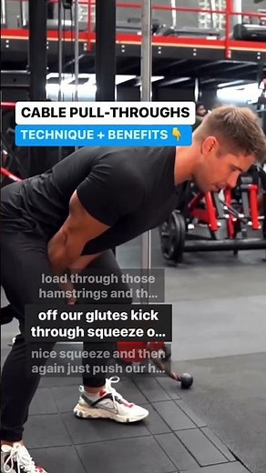 Top 4 cable pull-through benefits in caption👇 #exercise #fitness #glutes #workouttips