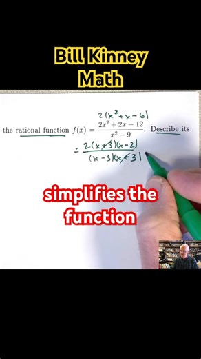 RATIONAL FUNCTIONS: Factor, Cancel, and Find the HOLE! 🕳️