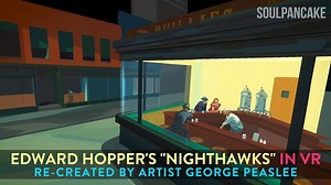 270K views · 486 reactions | Ever wanted to step inside some of the world’s most famous paintings? So did we. We’ve partnered with VRScout to turn Edward Hopper’s, “NightHawks”, into a world of it’s own. | SoulPancake | Facebook