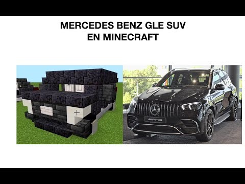 Creando una Mercedes Benz GLE SUV en Minecraft
