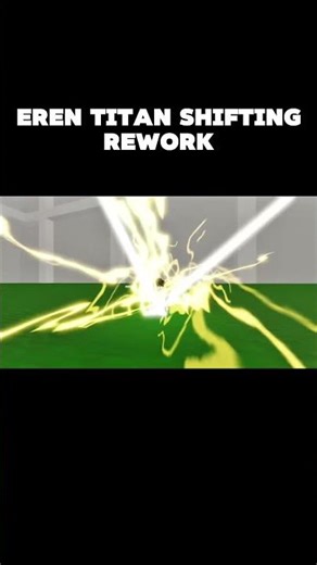 Eren Titan Shifting Rework #jjs #roblox #attackontitan
