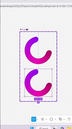 Quick Figma Loading Circle Animation #Figma #figmaanimation #figmaforanimation
