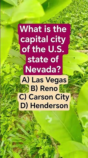 What is the capital city of the U.S. state of Nevada?