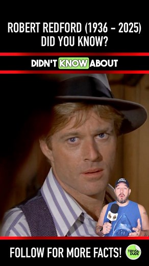 322K views · 14K reactions | An absolute legend who will be sorely missed. RIP Robert Redford. #robertredford #robertredford19362025 #actor #actors #acting #movies #film #cinema #jeremiahjohnson #thecandidate #thesting #thegreatgatsby #thenatural #ariverrunsthroughit #allthepresidentsmen #indecentproposal #butchcassidyandthesundancekid #captainamerica #scottneumyer #didyouknowthis #didyouknowthat #moviefacts #movietrivia #triviadude | Scott Neumyer | Facebook