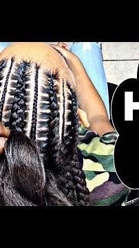 TUTORIAL | NEEDLE AND THREAD CORNROWS | yarn cornrows |