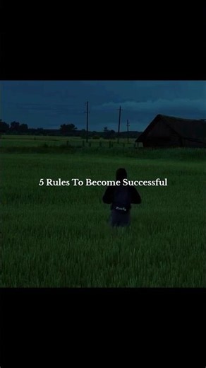 5 Rules to Become Successful | Self Discipline Motivation