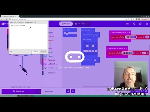 Descargando nuestro programa a micro:bit desde makecode en EducaAndOs de forma más sencilla