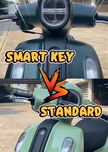 Fazzio Smart key vs Standard สีเขียว💚 #YAMAHA #sib10 #โคราช #fazzio #nel4