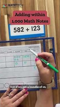 Math Mat: Addition within 1,000 Using Place Value Drawings