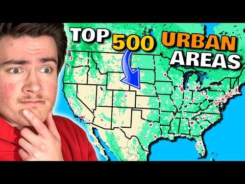 Can I Name the 500 Largest URBAN AREAS in the USA?