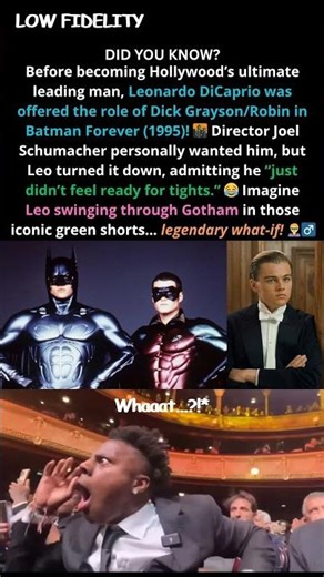 🦇 Leonardo DiCaprio as Robin in Batman Forever ? 🦸‍♂