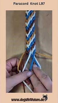 Dog Collar Paracord Tutorial knot L97