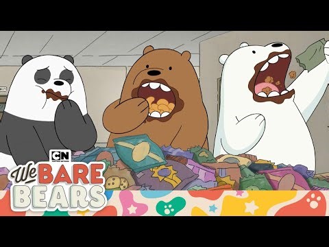 SUGAR RUSH in the Library 🍬 | We Bare Bears | Cartoon Network