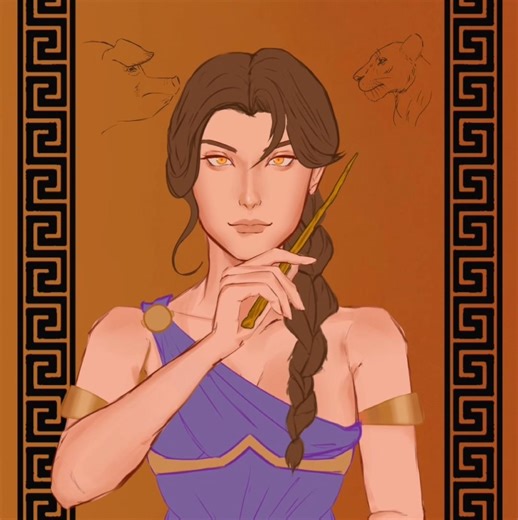 First time using Toonsquid, kinda nervous 😥 also this is Circe #art #artist #animation #artwork