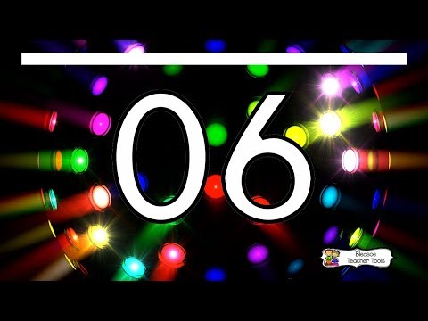 6 Minute Timer | Rainbow Disco Ball | Fun Visual Countdown | No Ads