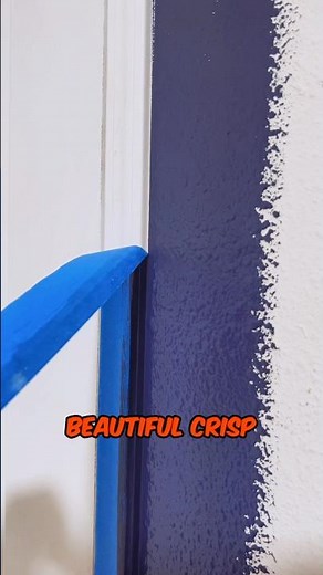 How to get straight lines when painting textured walls