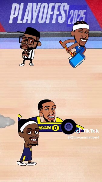 The pacers are eastern conference champs! Knicks eliminated! #nba #playoffs #2tall #parody #arewedeaduzz #fan #basketball