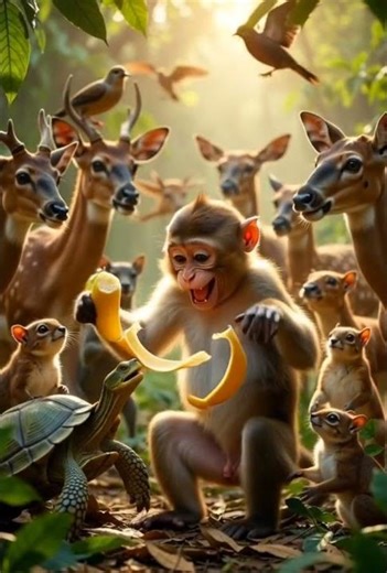 Cute Monkey Comedy 😆🐵 | Animated Shorts